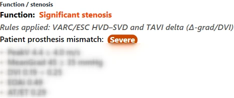 Stenosis assessment
